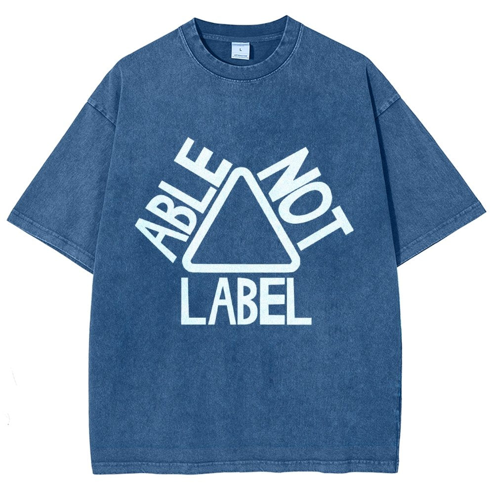 See the Able Not the Label Awareness Vintage Distressed T-shirt
