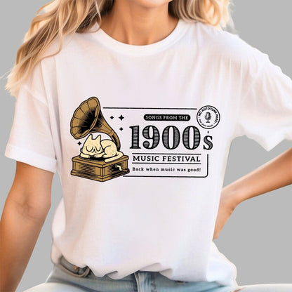 1900s Music Festival Unisex Geek T-Shirt