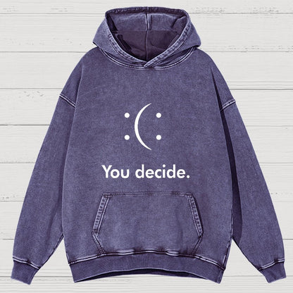 You Decide Vintage Distressed Hoodie