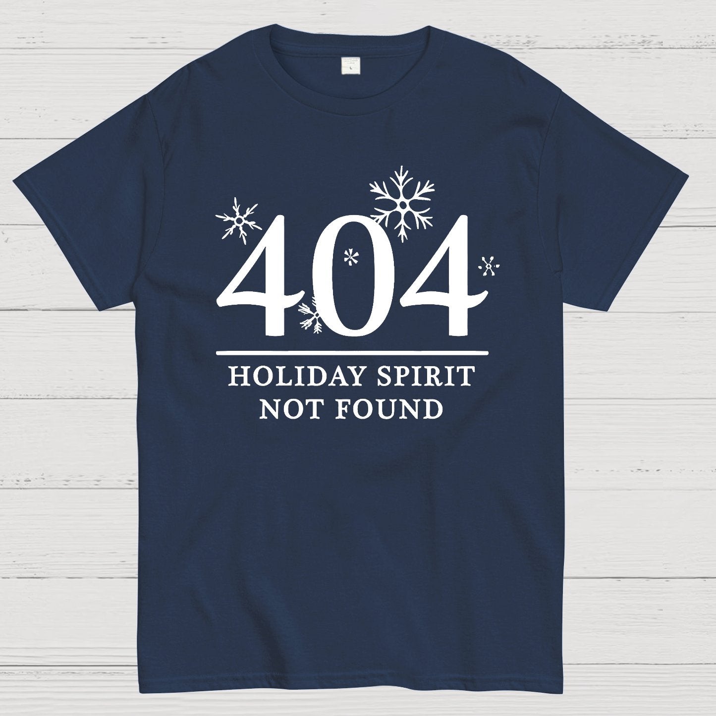 404 Holiday Spirit Not Found Geek T-Shirt