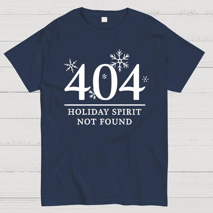404 Holiday Spirit Not Found Geek T-Shirt