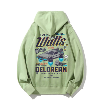 Gigawatts Garage Remix Printed Back Unisex Cotton Hoodie