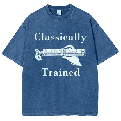 Slide Rule Classically Trained Vintage Distressed T-shirt