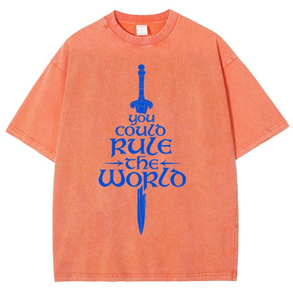 You Could Rule the World Vintage Distressed T-shirt
