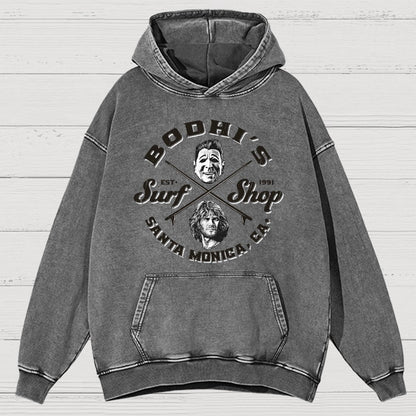 Coastal Wave Vintage Distressed Hoodie