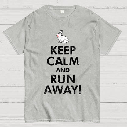 Keep Calm and Run Away! Unisex Geek T-Shirt