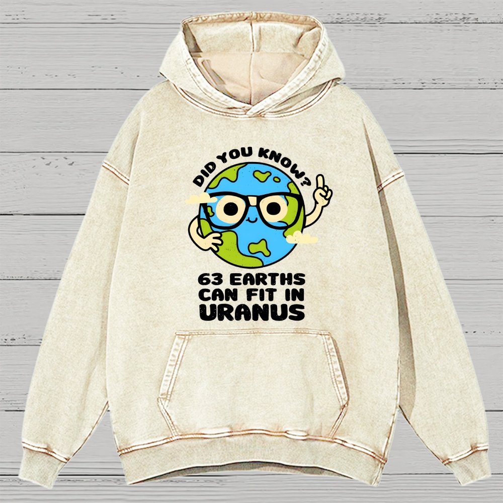 Uranus Vintage Distressed Hoodie