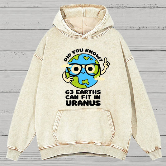 Uranus Vintage Distressed Hoodie