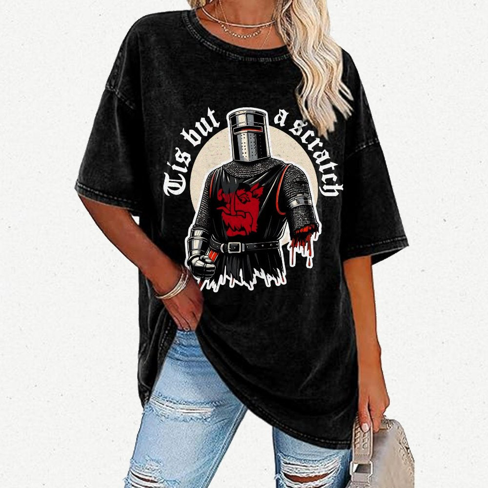 Tis But A Scratch Vintage Distressed T-shirt