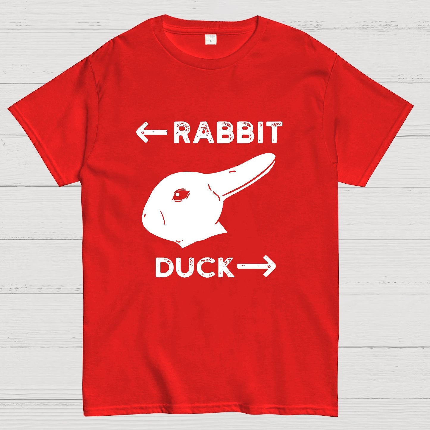 Wittgensteins Rabbit Duck Geeky T-Shirt