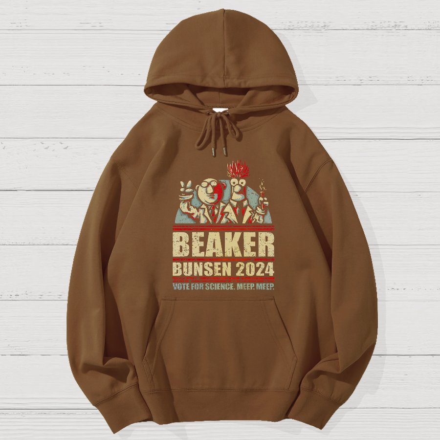 Vote For Science Geek Cotton Hoodie