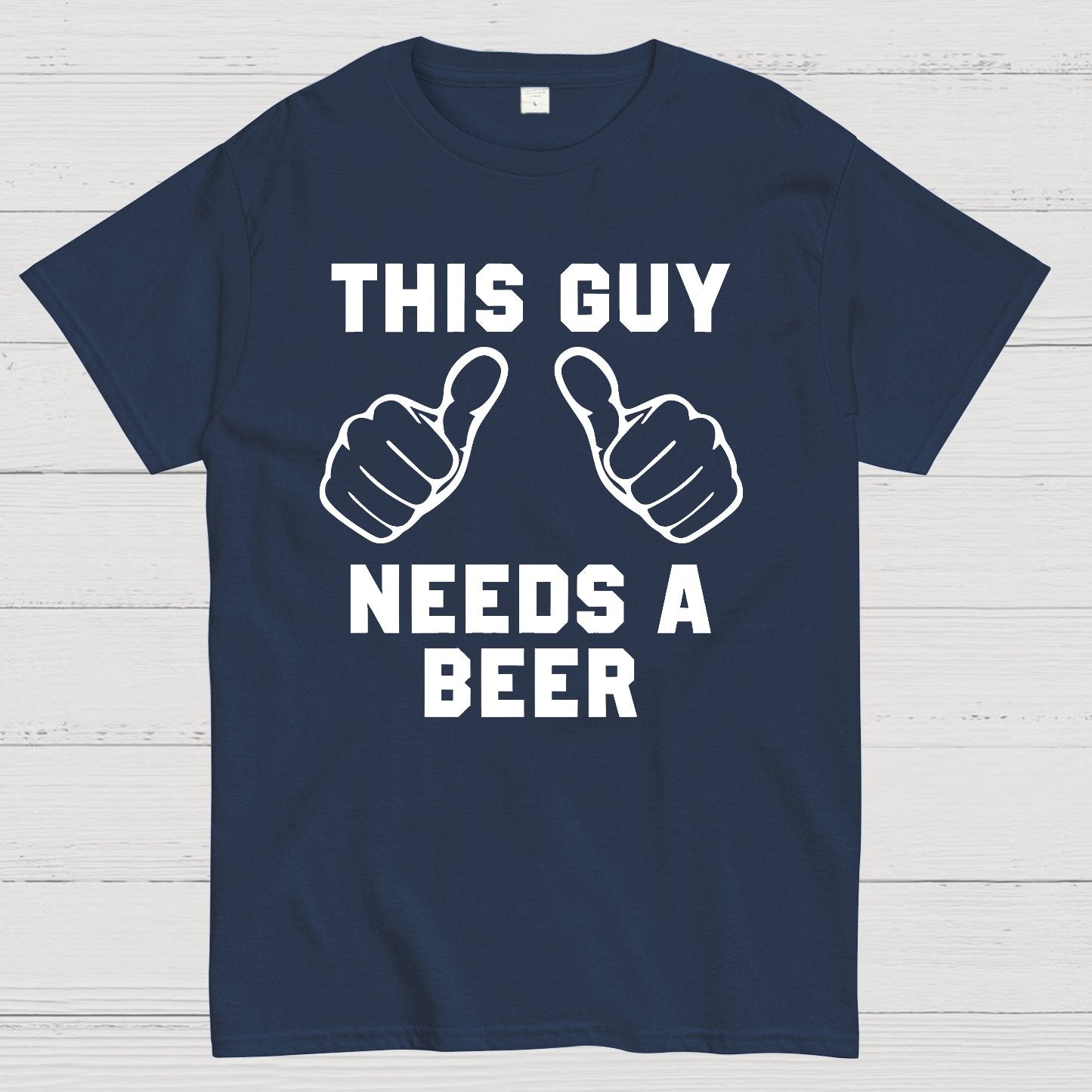 This Guy Needs A Beer Geek T-Shirt
