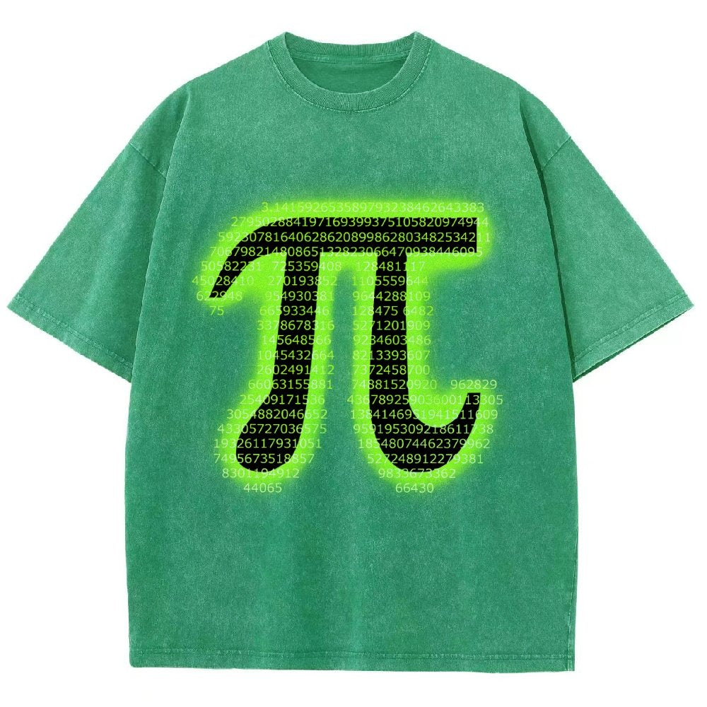 Pi Vintage Distressed T-shirt