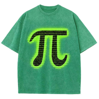 Pi Vintage Distressed T-shirt