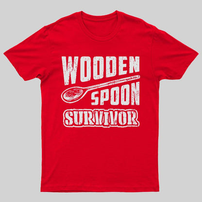 Wooden Spoon Survivor Geeky T-Shirt
