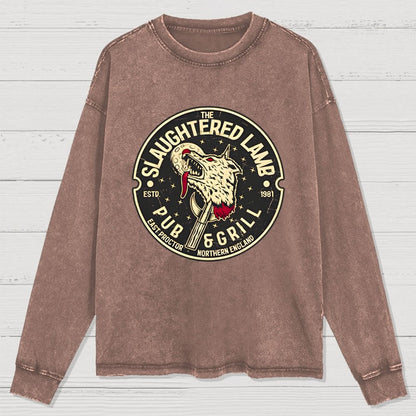 The Slaughtered Lamb Washed Long Sleeve Tee