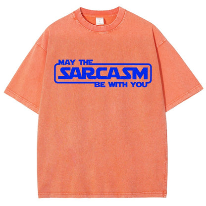 May The Sarcasm Be With You Vintage Distressed T-shirt