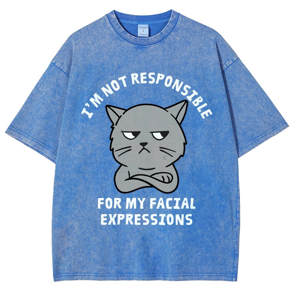 My Facial Expressions Vintage Distressed T-shirt