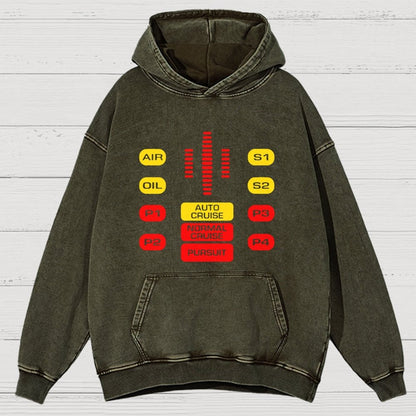 Kit Dashboard Supercar Vintage Distressed Hoodie