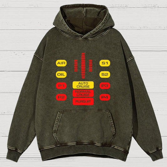 Kit Dashboard Supercar Vintage Distressed Hoodie