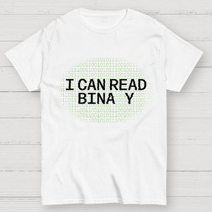I Can Read Binary Geek T-Shirt