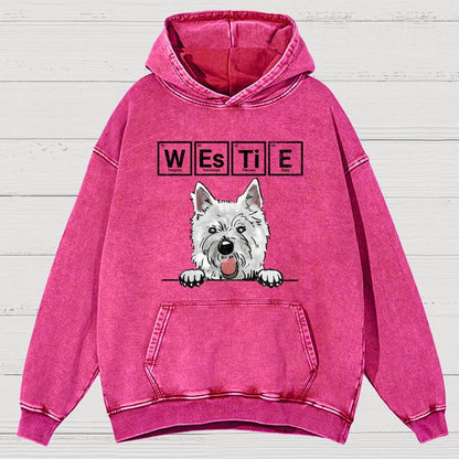 Periodic Table Of Dogs  Dog Lover  Funny Science Vintage Distressed Hoodie