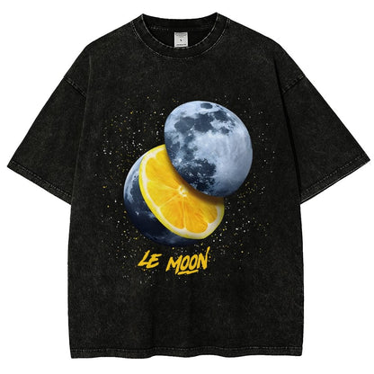 Le Moon - Lemon Moon Vintage Distressed T-shirt