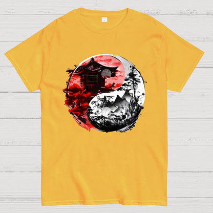 Temple Yin yang Geek T-Shirt