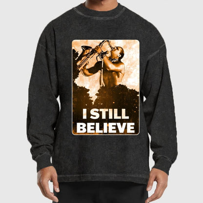 Sax Man Washed Long Sleeve Tee