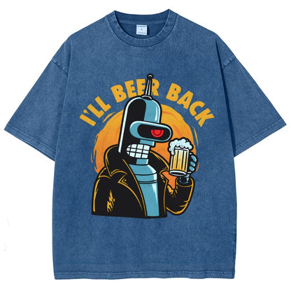 I'll Beer Back Vintage Distressed T-shirt