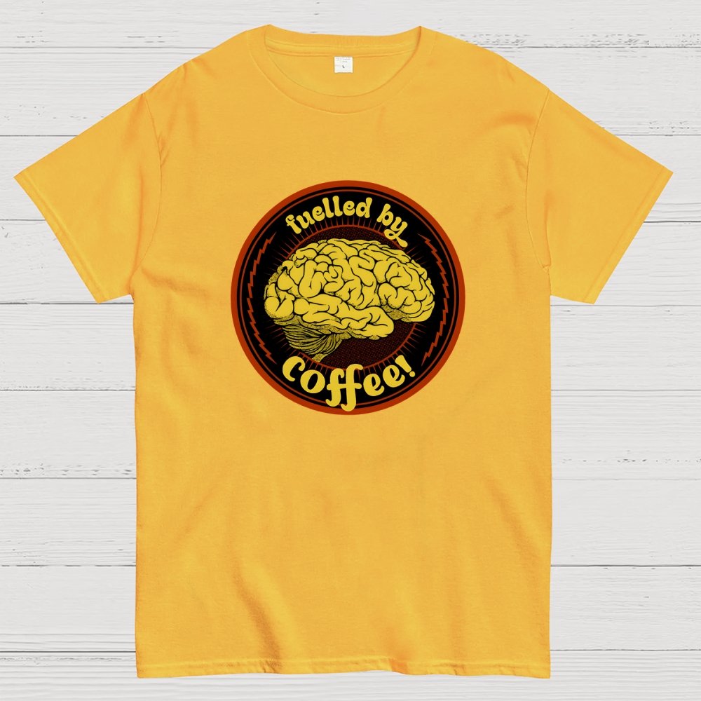 Fulled By Coffee Brain Geek T-Shirt