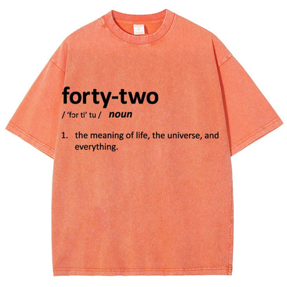 42 Definition Vintage Distressed T-shirt