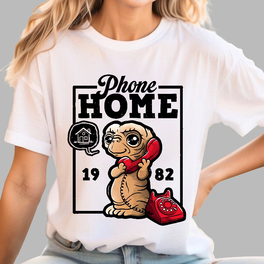 Cute Phone Home Geek T-Shirt