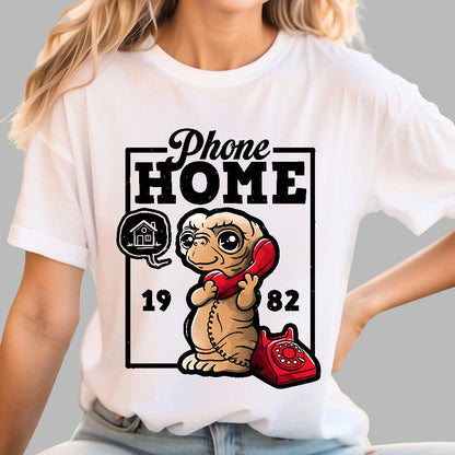 Cute Phone Home Geek T-Shirt