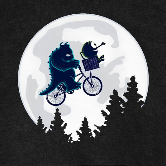Ride Across The Moon Vintage Distressed Hoodie
