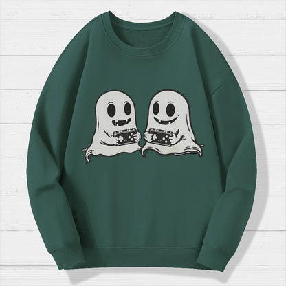 Video Game Ghosts Brothers Geek Cotton Sweatshirt