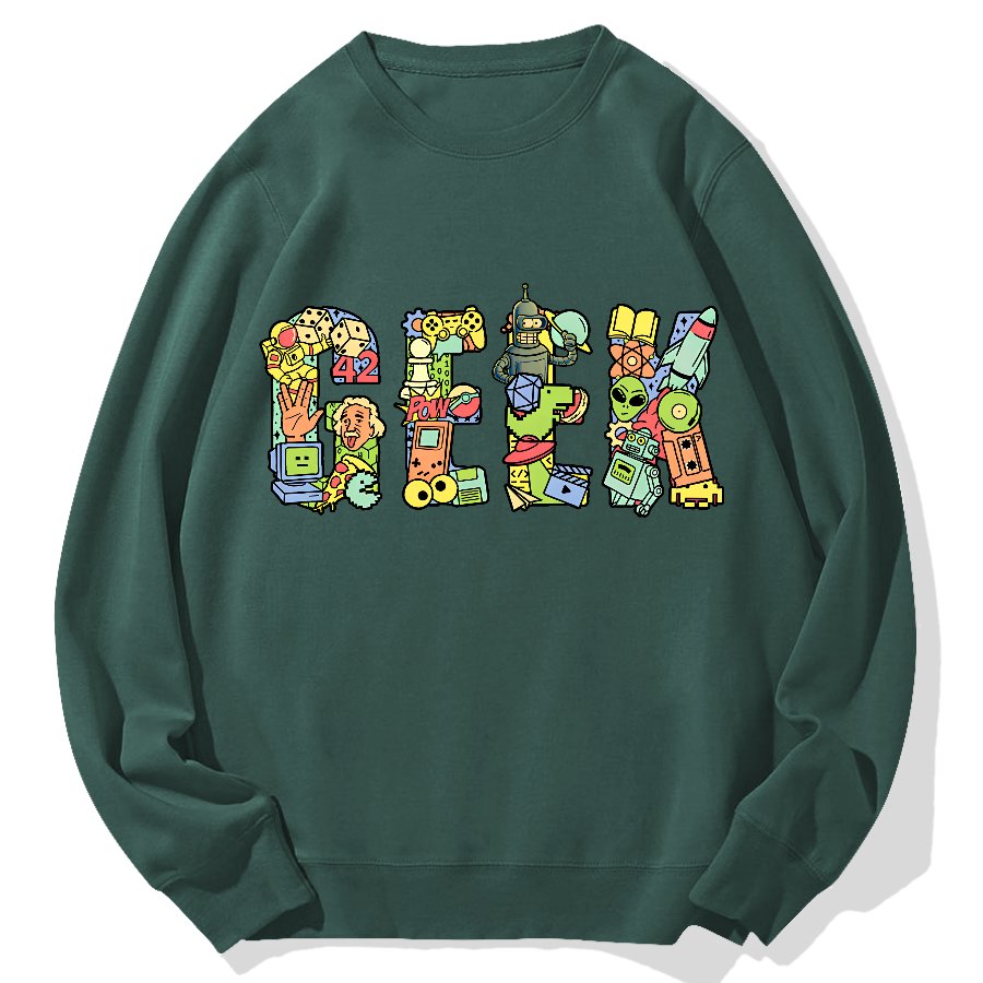 Geek Culture Geek Cotton Sweatshirt