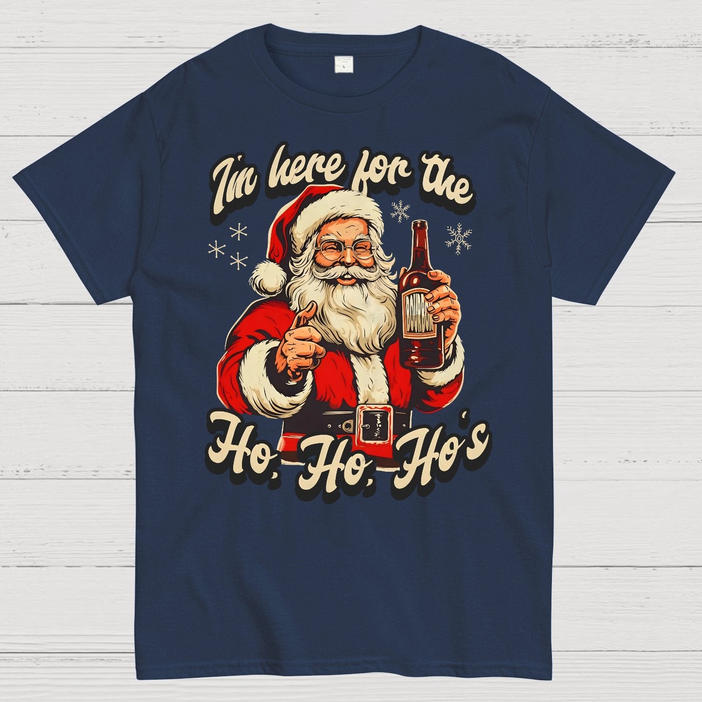 Funny Bourbon Christmas Geek T-Shirt