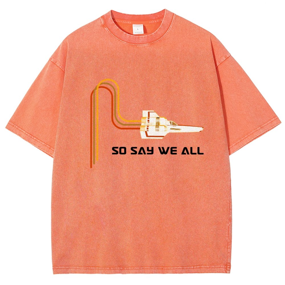 So Say We All Vintage Distressed T-shirt