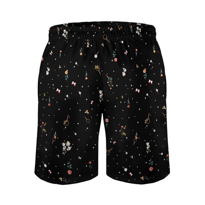 Magnifying Glass Flower Geek Shorts