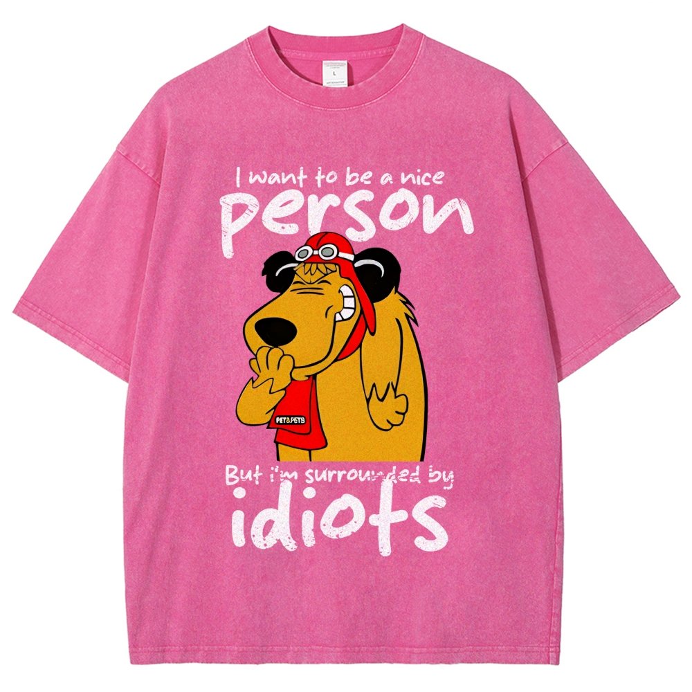 Sourronded by idiots Vintage Distressed T-shirt