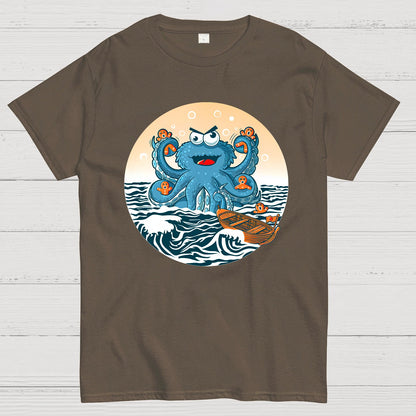 Cookie Kraken Attack Geek T-Shirt