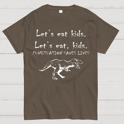 Punctuation Saves Lives .Geek T-Shirt