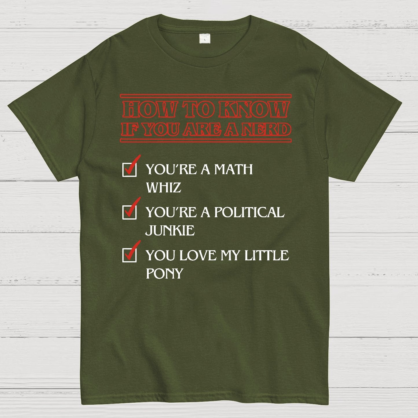 Nerd Checklist T-Shirt