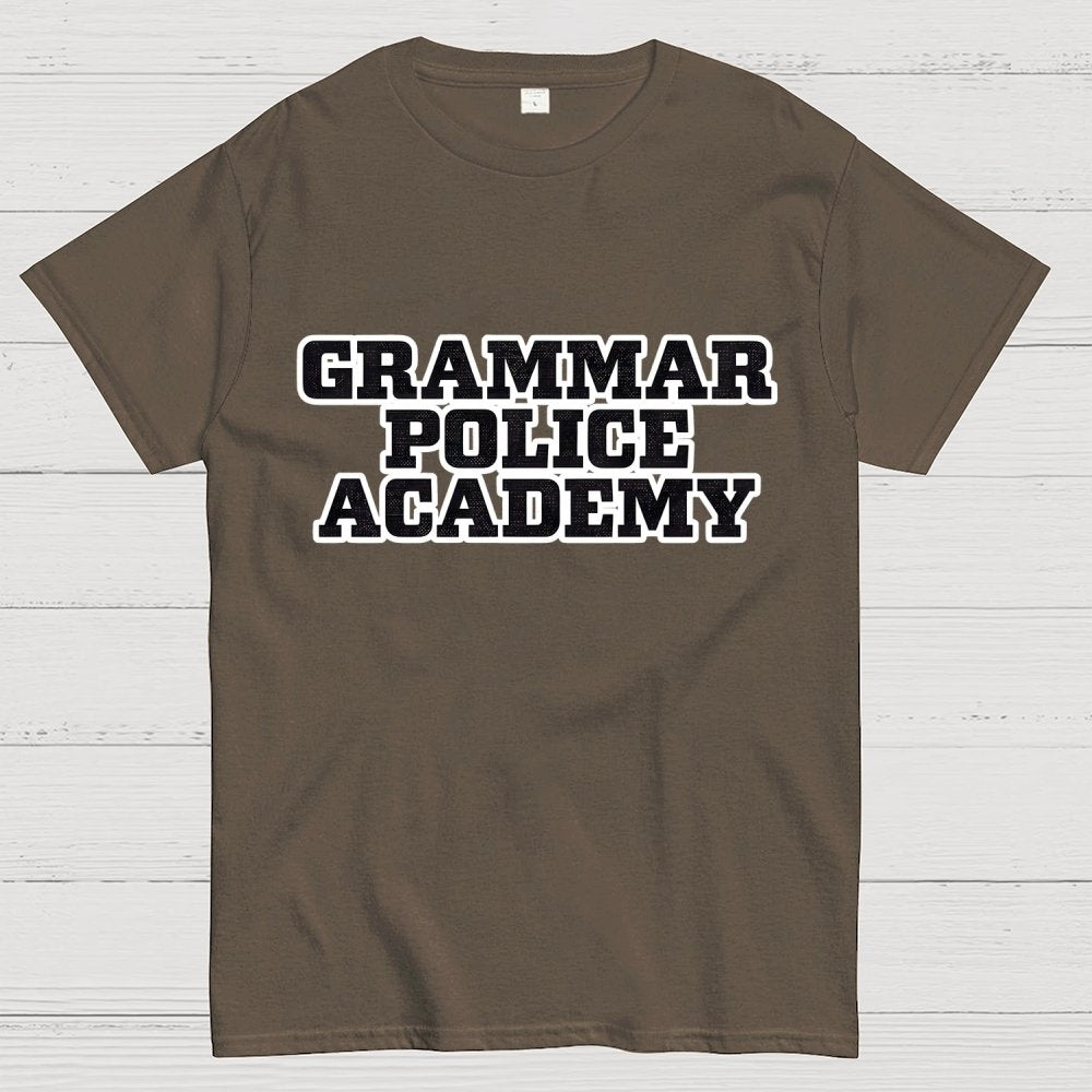 Grammar Police Academy Unisex Geek T-Shirt