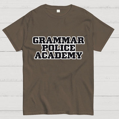 Grammar Police Academy Unisex Geek T-Shirt