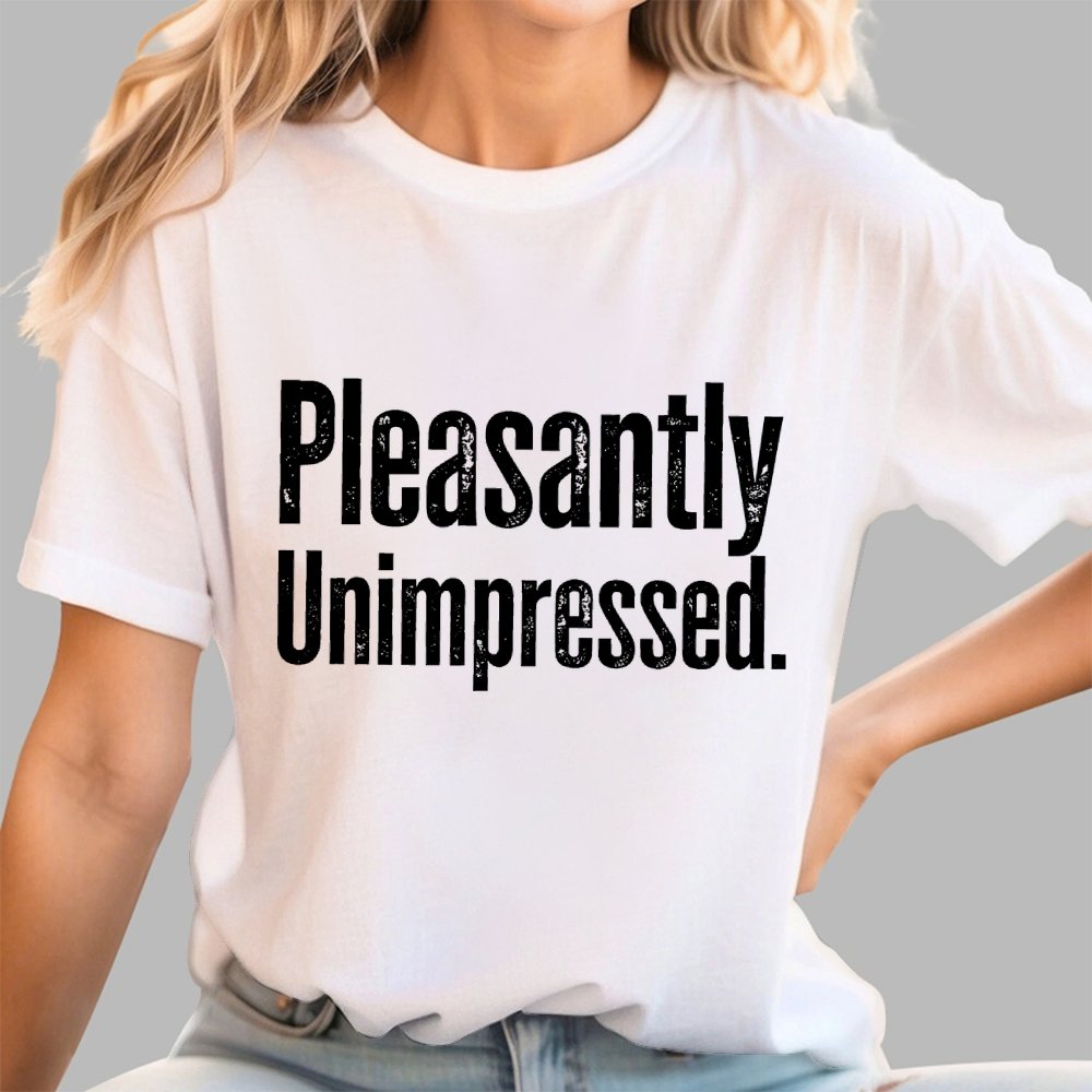 Pleasantly Unimpressed. Geek T-Shirt