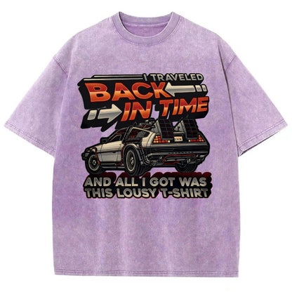 Time Travel Vintage Distressed T-shirt