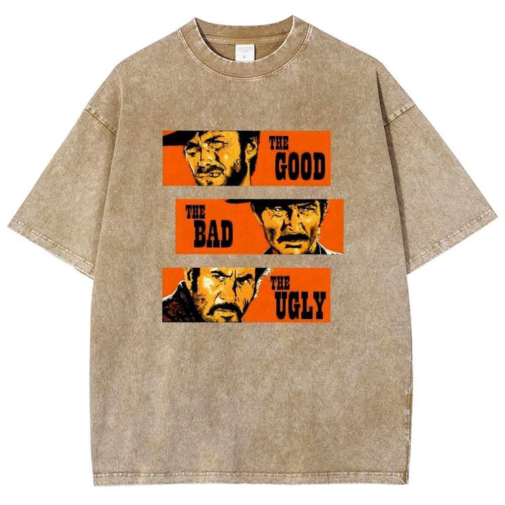 The Good The Bad The Ugly Vintage Distressed T-shirt