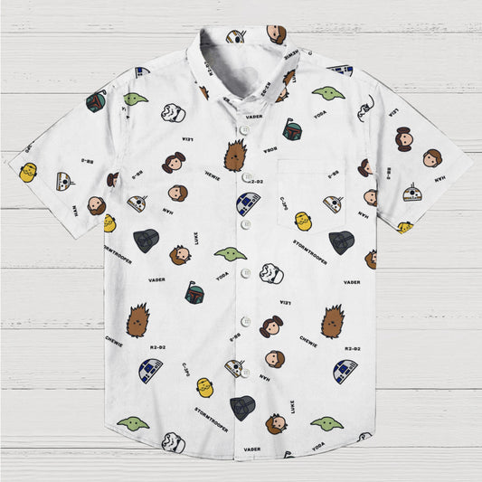 Planet Species Cute Print  Geeky Shirt